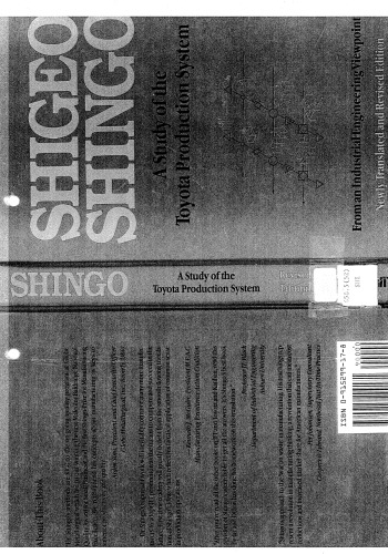 A Study of the Toyota Production System: From an Industrial Engineering Viewpoint