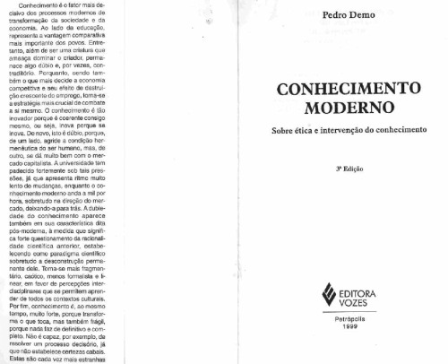 conhecimento moderno