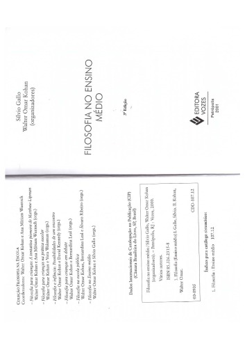 Filosofia no ensino médio