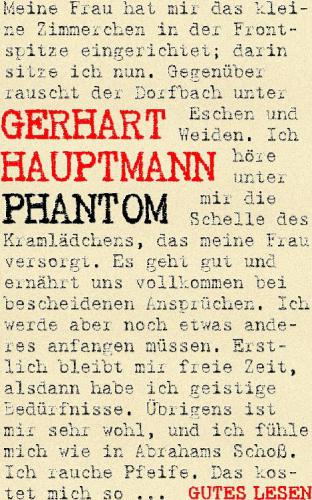 Phantom: Aufzeichnungen eines ehemaligen Straeflings