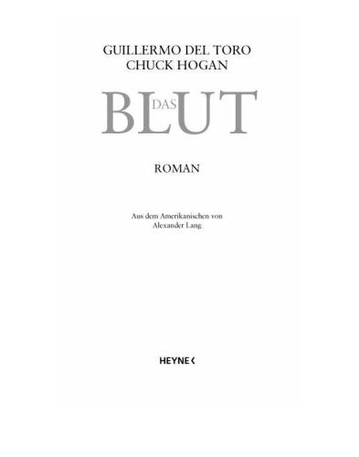 Das Blut: Del Toro, G: Blut: The Fall