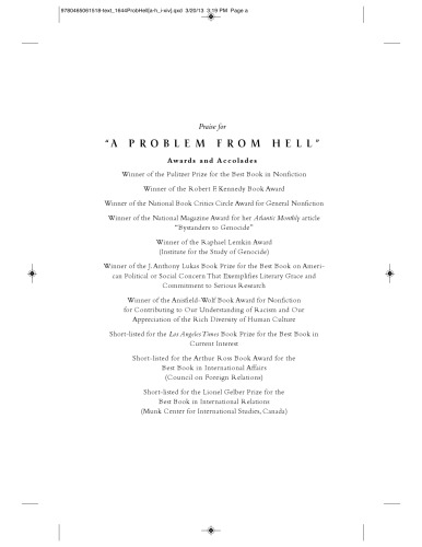 'A problem from hell': America and the age of genocide