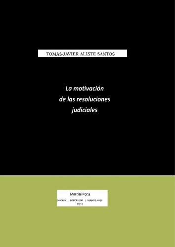 la motivacion de las resoluciones judiciales
