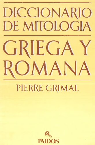 Diccionario de mitología griega y romana
