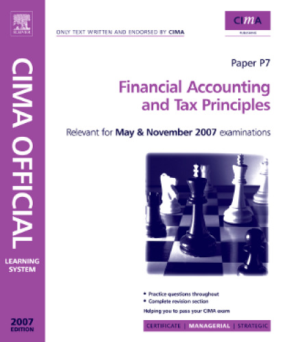 CIMA Learning System 2007 Financial Accounting and Tax Principles