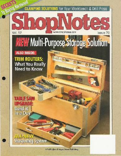 Woodworking Shopnotes 070 - Multipurpose Storage Solution
