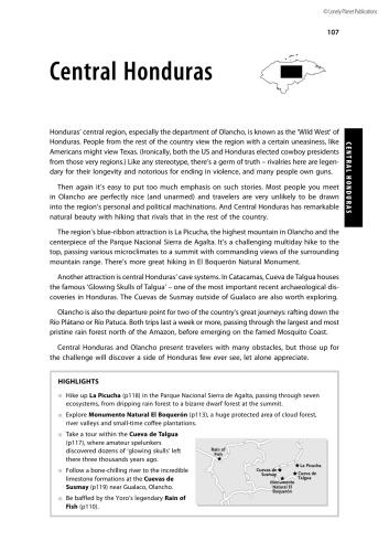 Honduras & the Bay Islands