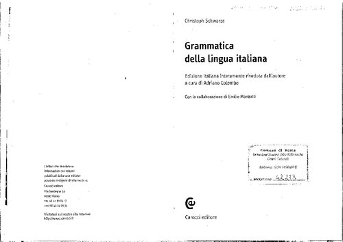 Grammatica della lingua italiana
