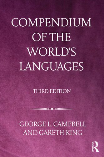 Compendium of the World's Languages, 3rd Edition