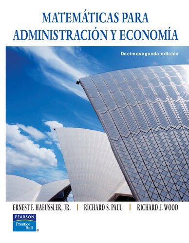 Matemáticas para administración y economía