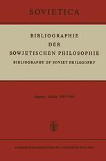 Bibliographie der Sowjetischen Philosophie: Bibliography of Soviet Philosophy V
