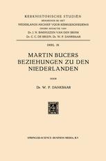 Martin Bucers Beziehungen zu den Niederlanden