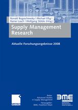 Supply Management Research: Aktuelle Forschungsergebnisse 2008