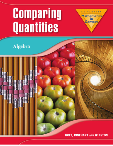 Mathematics in Context: Comparing Quantities: Algebra