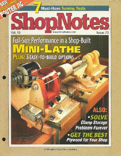 Woodworking Shopnotes 073 - Mini Lathe