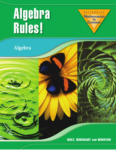 Britannica Mathematics in Context: Algebra Rules!