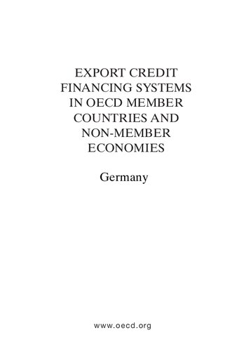 Export credit financing system