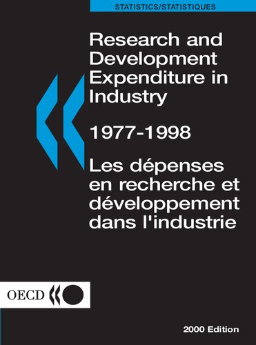 Research and Development Expenditure in Industry: 1977/1998 2000 Edition