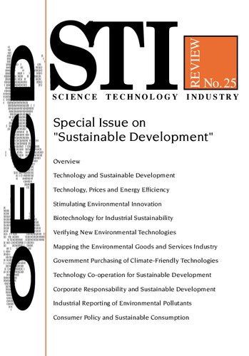 Sti Review: Special Issue on Sustainable Development No. 25 Volume 1999 Issue 2