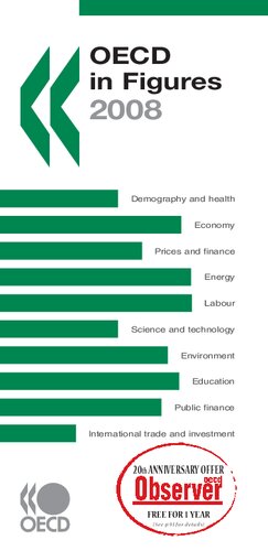 Oecd in Figures 2008: Oecd Observer, Volume 2008 Supplement 1 (AGRICULTURE ET ALIMENTATION, ENVIRONNEME)