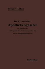 Die Preußischen Apothekengesetze