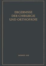 Ergebnisse der Chirurgie und Orthopädie