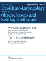 Teil II: Sitzungsbericht