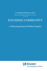 Founding Community: A Phenomenological-Ethical Inquiry