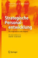 Strategische Personalentwicklung: Ein Programm in acht Etappen