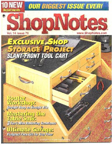 Woodworking Shopnotes 079 - Exclusive Shop