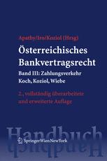 Österreichisches Bankvertragsrecht: Band III: Zahlungsverkehr