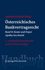 Österreichisches Bankvertragsrecht: Band II: Konto und Depot