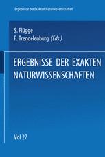 Ergebnisse der exakten naturwissenschaften