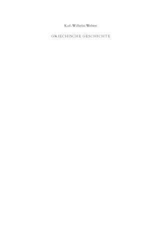 Griechische Geschichtevon Den Anfangen Bis Zum Beginn Des Hellenismus