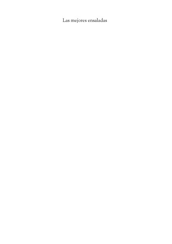 Las mejores ensaladas