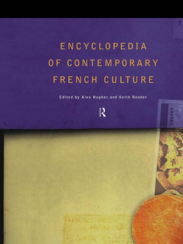 Encyclopedia of Contemporary French Culture