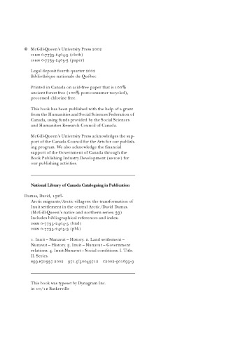 Arctic migrants: the transformation of Inuit settlement in the central Arctic