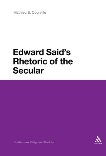 Edward Said's Rhetoric of the Secular