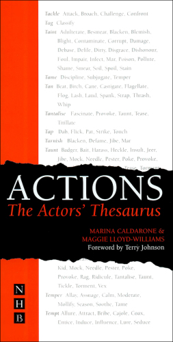 Actions: the actors' thesaurus