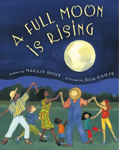 A full moon is rising