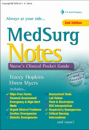 MedSurg Notes: Nurse's Clinical Pocket Guide