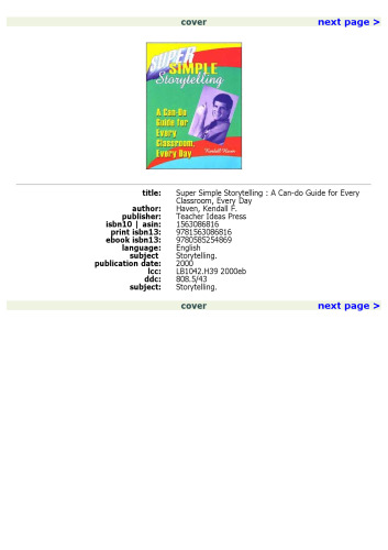 Super Simple Storytelling: A Can-Do Guide for Every Classroom, Every Day