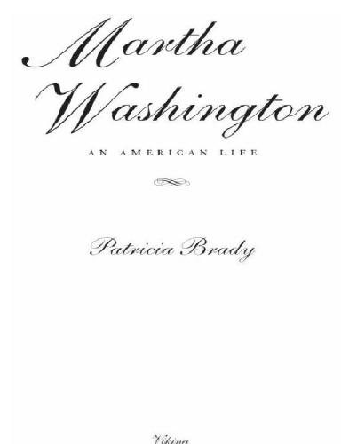 Martha washington: an american life