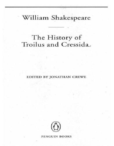 Troilus and Cressida