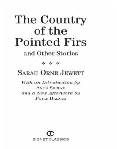 The country of the pointed firs and other stories