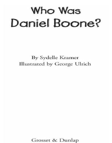 Who Was Daniel Boone?