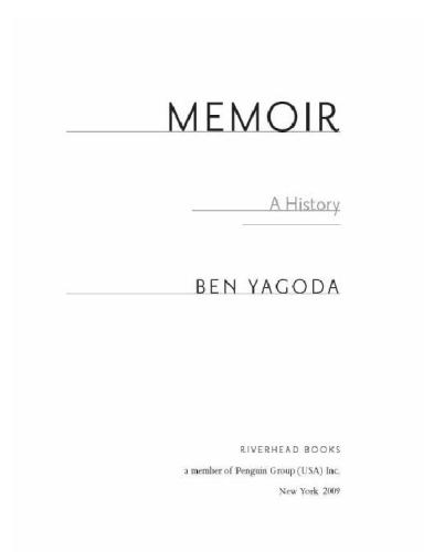 Memoir: a history