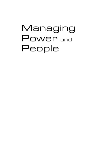 Managing Power And People