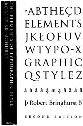 The Elements of Typographic Style