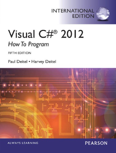 Visual C♯ 2012: how to program